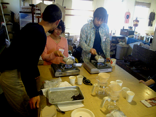 「富田屋さんの珈琲豆と焙煎教室」の報告