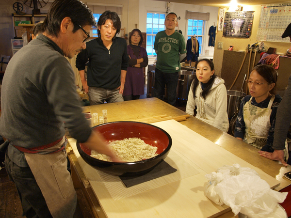 蕎麦打ち体験！