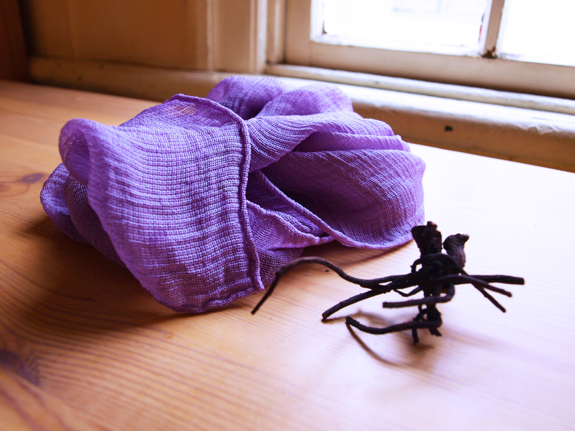 tezomeyaの出張ワークショップ in Tokyo ～お手軽紫根染め - 草木染め