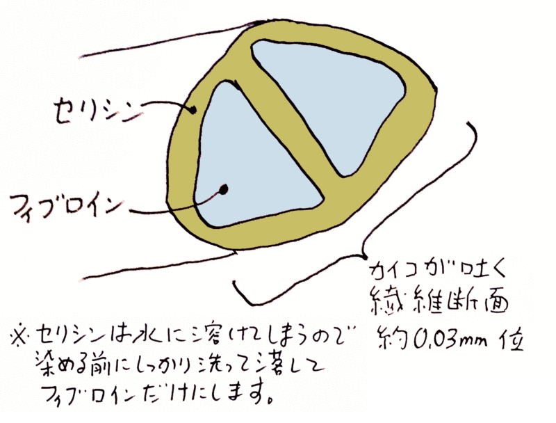絹（シルク）のトリビアⅡ 簡単な絹の化学的性質の話　～天然染料と草木染めのイロイロ話