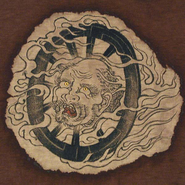 妖怪柄や幻獣を手描きしたオーガニックｔシャツwebshop 天然染料の染め工房 手染メ屋 京都